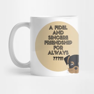 The dog: our best friend Mug